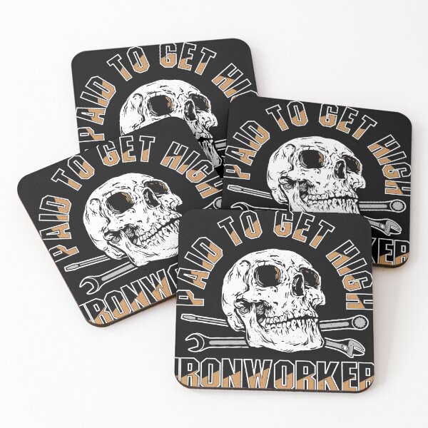 Item preview, Funny Ironworker Paid To Get High Gift print product designed and sold by Lisbob.