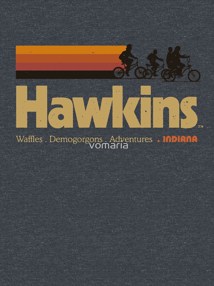 Discover Visit Hawkins Indiana Vintage 80's TV Series T-Shirt