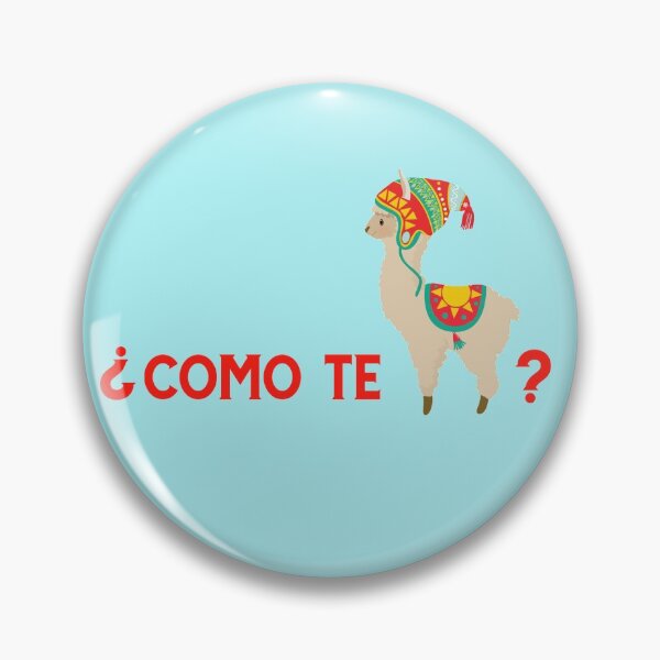 Item preview, Como te Llama Funny Spanish Llama Pun Design designed and sold by Hopscotch Shop Designs.