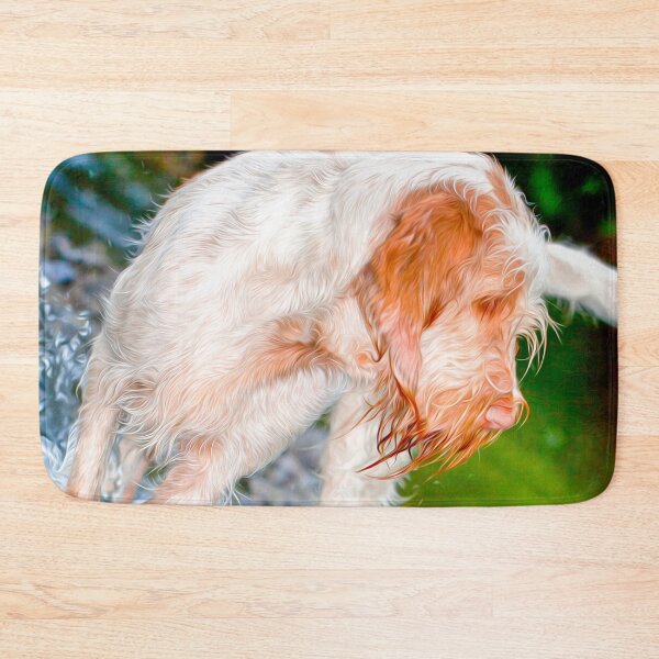 Item preview, River splash Spinone designed and sold by FOLK ART FUSION by heidiannemorris.