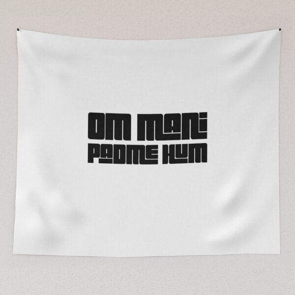Item preview, Om mani padme hum. Mantra yoga design. designed and sold by 4empowear.