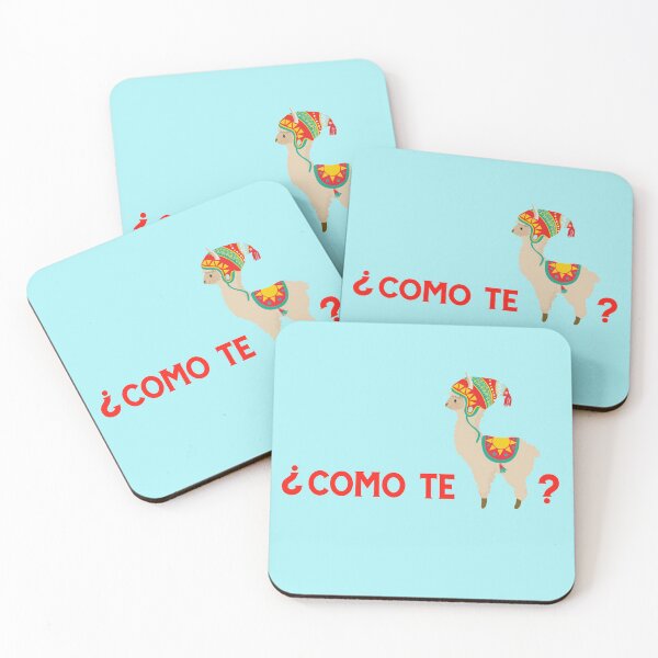 Item preview, Como te Llama Funny Spanish Llama Pun Design designed and sold by Hopscotch Shop Designs.