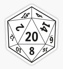 D20 Sticker