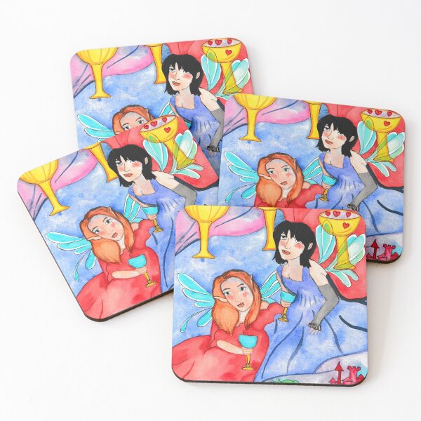 Item preview, Tarot Fairies Seven of Cups  designed and sold by Niina  Niskanen.