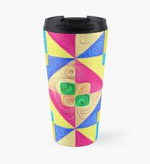 #DeepDream Color Squares Visual Areas 5x5K v1448168644 Travel Mug