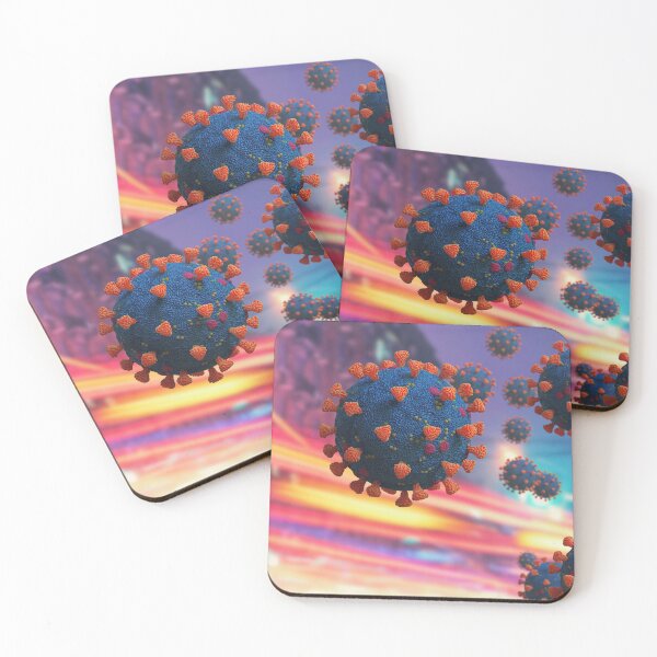 Item preview, Coronavirus epidemic, the Covid-19 pathogen in the city designed and sold by DottedYeti.