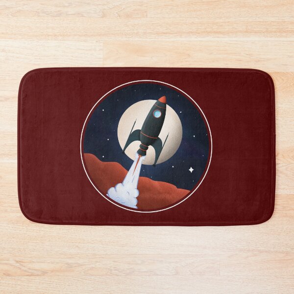 Item preview, Retro Rocketship designed and sold by SoloDesignArt.