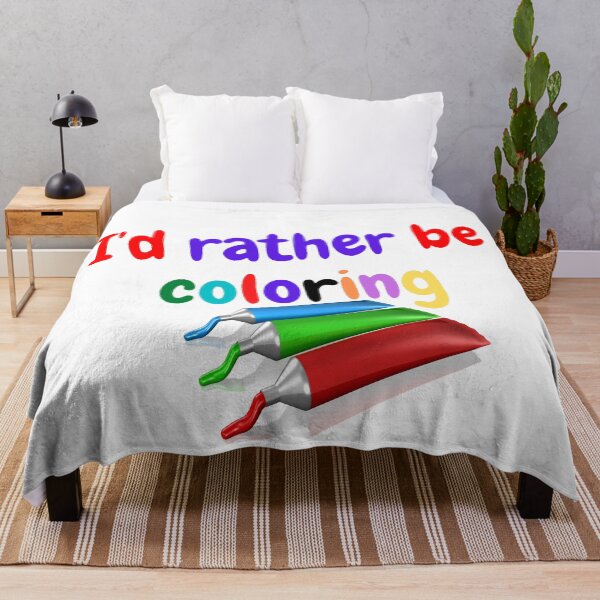 Item preview, I'd rather be coloring designed and sold by Darksun427.