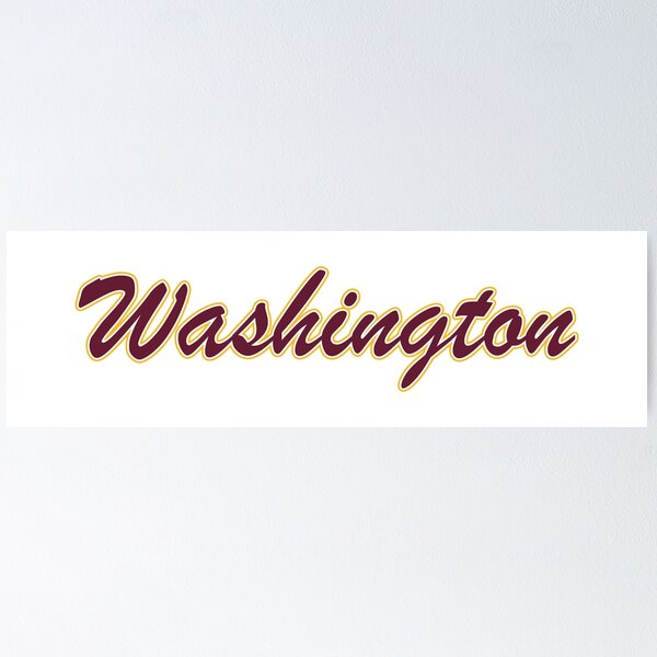 Item preview, Washington Burgundy and Gold on White (alt) designed and sold by gkillerb.