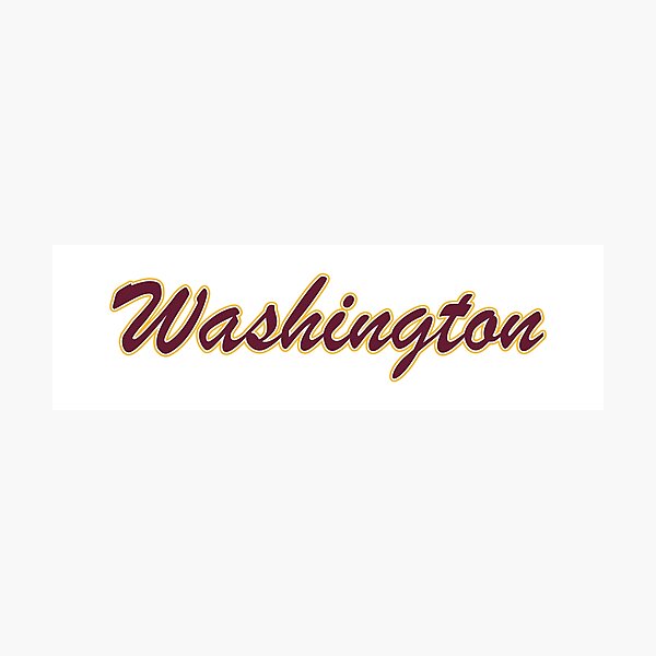 Item preview, Washington Burgundy and Gold on White (alt) designed and sold by gkillerb.