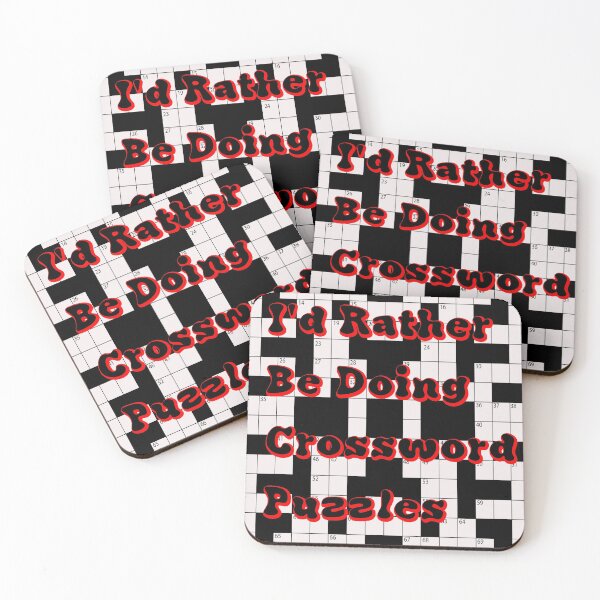 Item preview, I'd rather be doing crossword puzzles designed and sold by Darksun427.