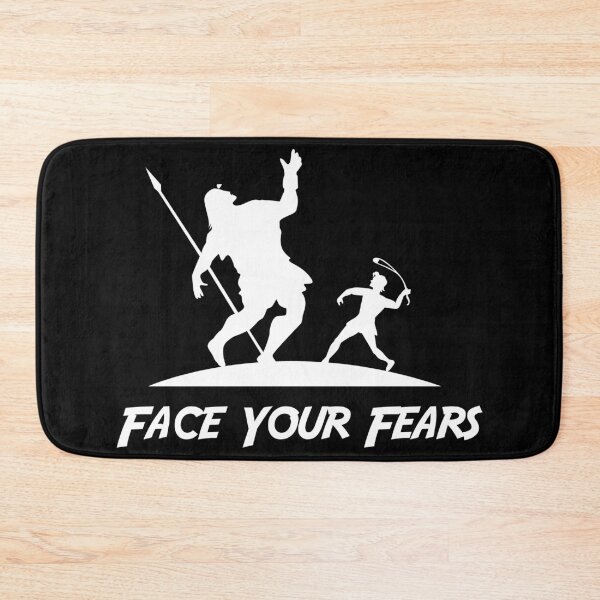 Item preview, Face Your Fears Like David - Christian Bible Story Design designed and sold by ShareYourFaith.