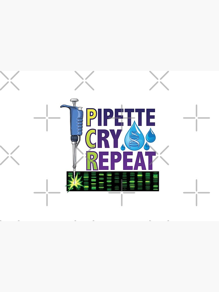 "Pipette Cry Repeat PCR Design for DNA Biotechnology Lab Scientists ...