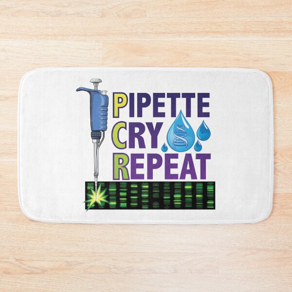 Item preview, Pipette Cry Repeat PCR Design for DNA Biotechnology Lab Scientists Version 2 designed and sold by Zit-Zat-Zot.