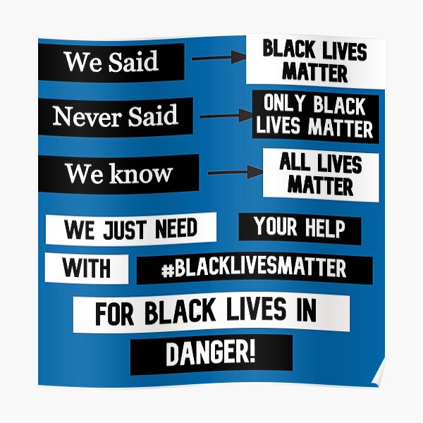 Black Lives Matter Walmart Posters Redbubble - black lives matter roblox shirt template 2020