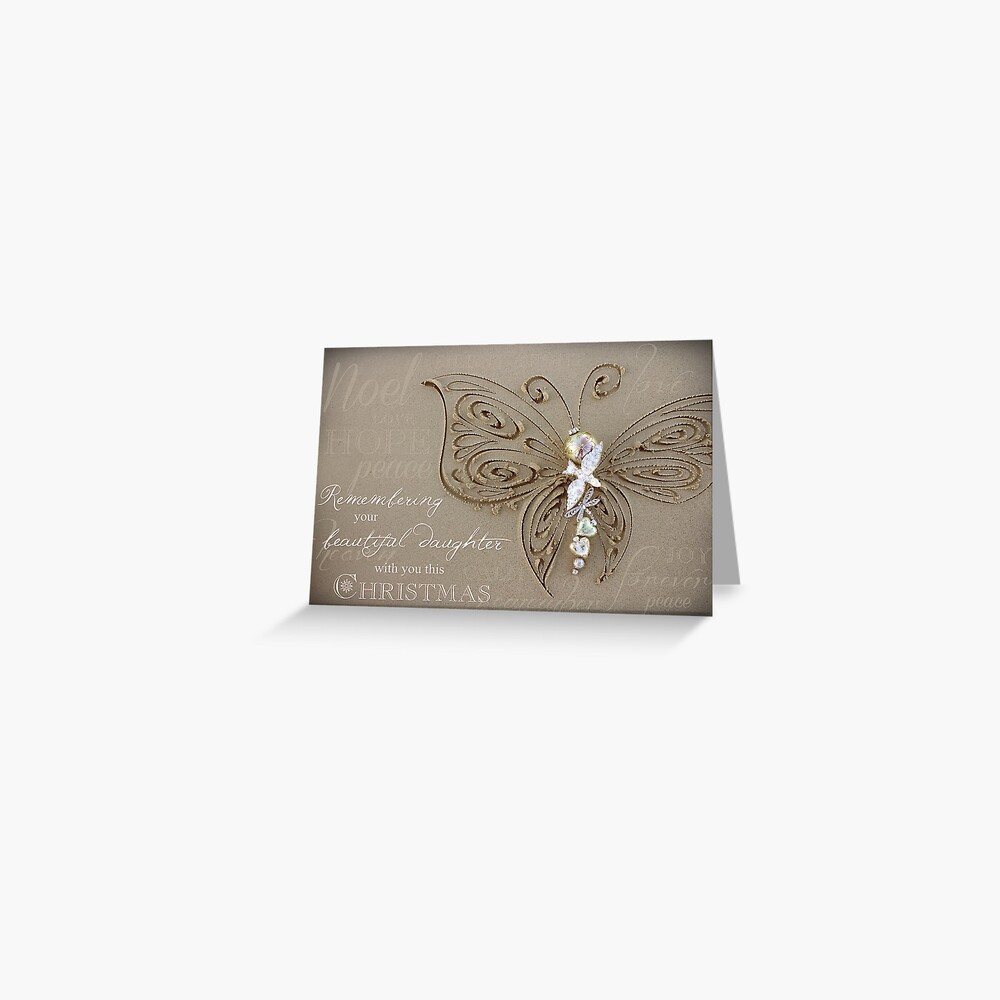 Remembering A Daughter - Christmas Greeting Card