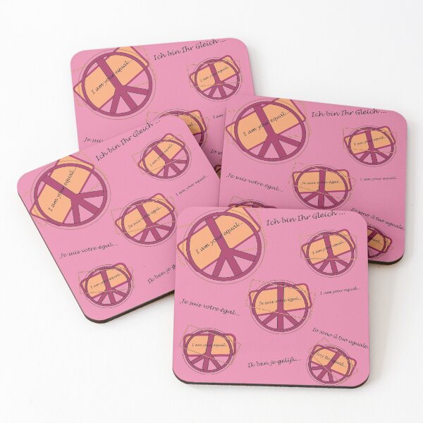 Item preview, I am your equal! Peace is the word! designed and sold by DannysReRemodel.