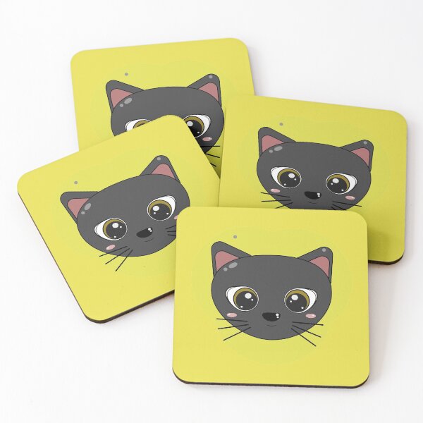 Item preview, Kawaii black cat designed and sold by Mariela Alfaro.