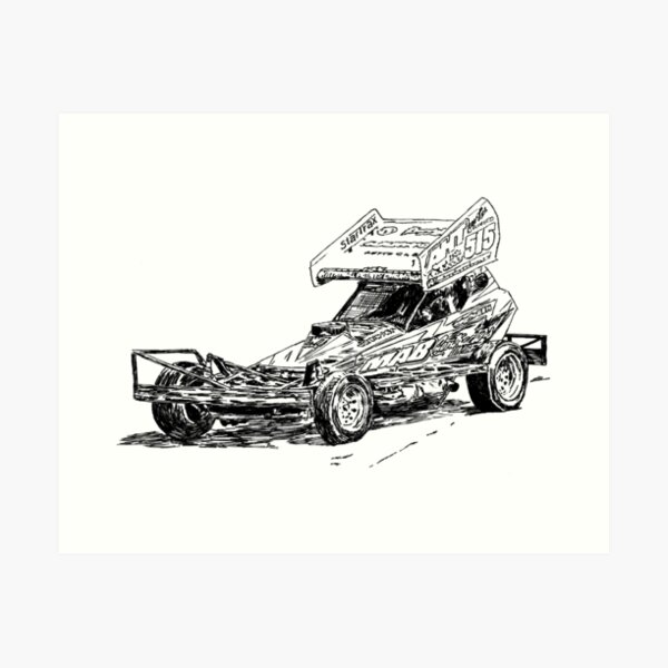 Frankie Wainman Junior Plain Drawing Art Print