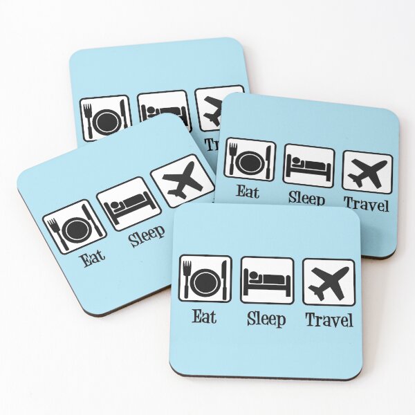 Item preview, Eat Sleep Travel designed and sold by Epic Love Designs.