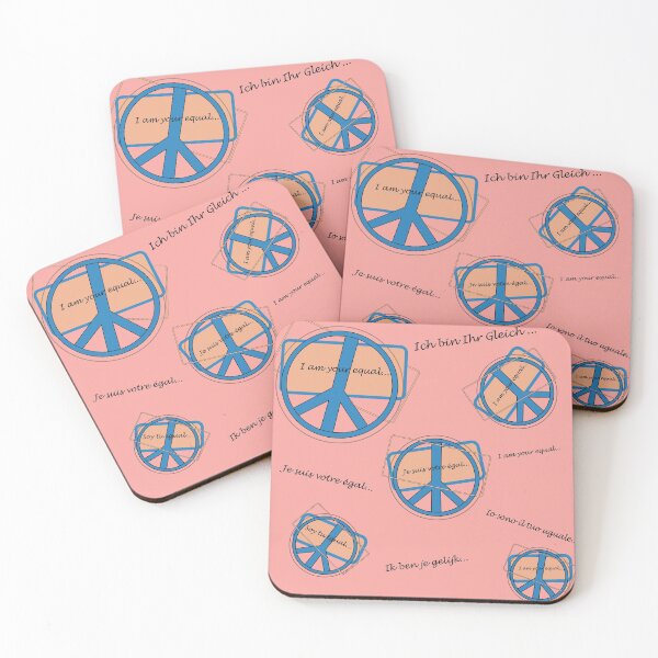 Item preview, I am your equal! Peace is the word! designed and sold by DannysReRemodel.