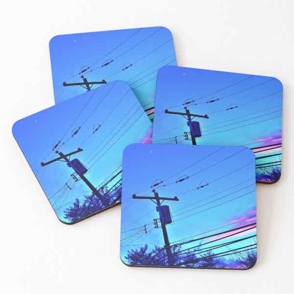 Item preview, Suburban Sunset and Moon (Artistic) designed and sold by ZiffyPhotos.