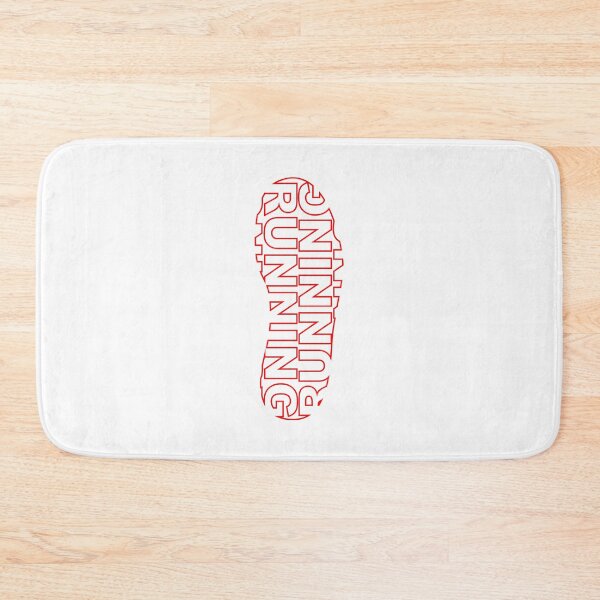 Item preview, Running Shoe Print Red designed and sold by LudlumDesign.