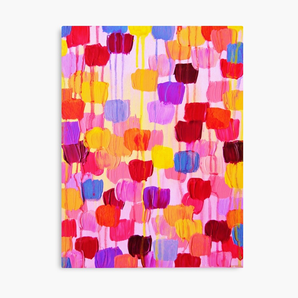 Colorful Polka Dots Seamless Pattern On Black 18 Background