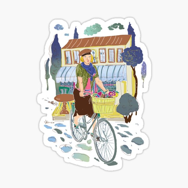 Artikel-Vorschau von Radfahren durch die Stadt, designt und verkauft von Aurora Murgescu.