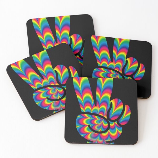Item preview, Psychedelic Hippie Peace Sign product, Psychedelic Tee designed and sold by Lisbob.