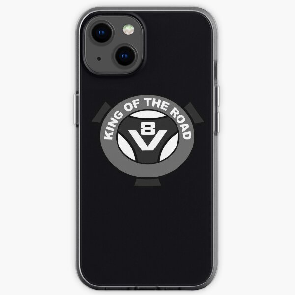 King of the Road Scania V8 Black iPhone Soft Case