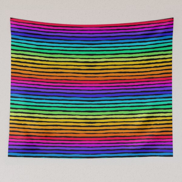 Item preview, Never Ending Rainbow Stripes designed and sold by Janet Towbin.