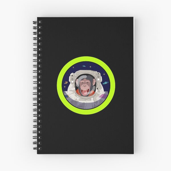 Item preview, chimp astronaut  designed and sold by ThrowBack-Clot.