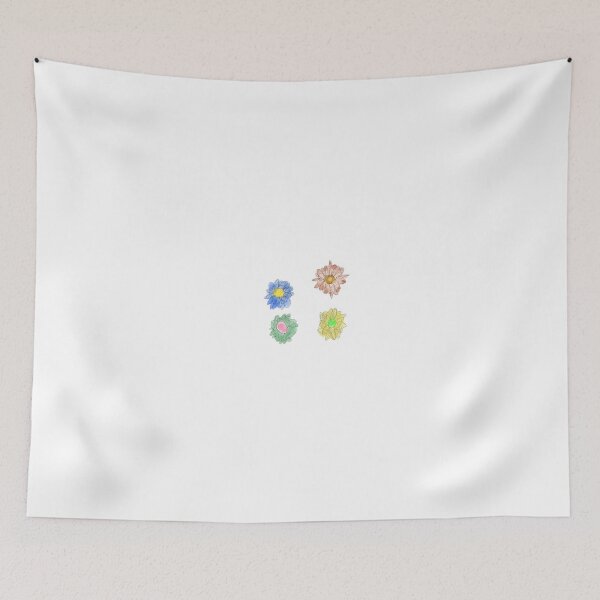 Item preview, Four Flowers designed and sold by Skiing On Fluffy Clouds.