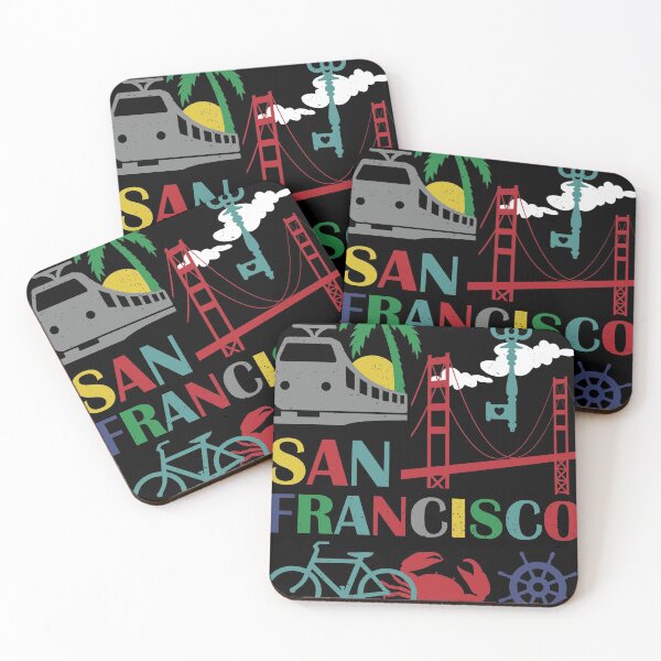 Item preview, Famous San Francisco Outline Gift Design Golden Gate print designed and sold by Lisbob.