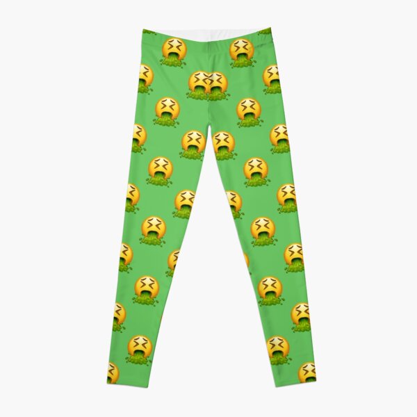 emoji puking Leggings