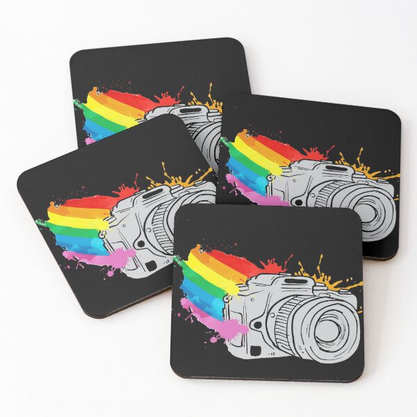 Item preview, Fotografie-Regenbogen-Kamera-Kunst-Shirt, Geschenk-Design graphic designed and sold by Lisbob.