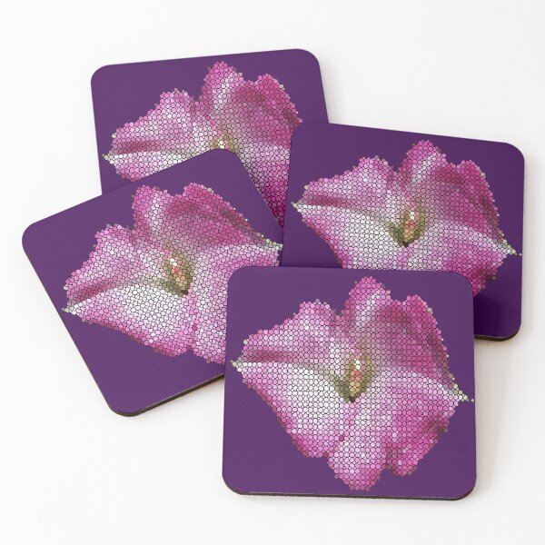 Item preview, Pink Calla Lily Stained Glass designed and sold by After 10 POD Designs.