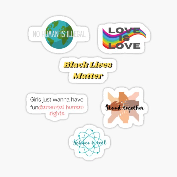 Human Rights Sticker Pack Sticker