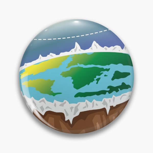 Item preview, Flat Earth Ice Wall Gift Design for Flat Earth Fans product designed and sold by Lisbob.