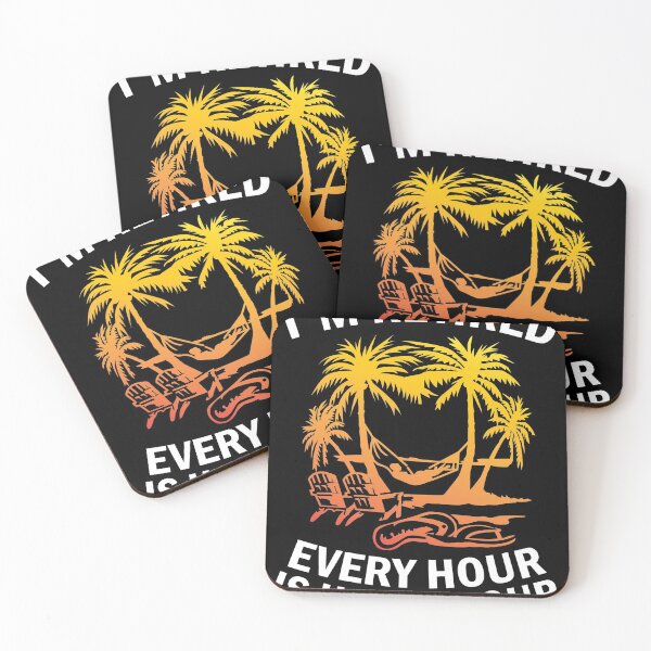 Item preview, Every Hour is Happy Hour Retirement Gift Design Idea graphic designed and sold by Lisbob.