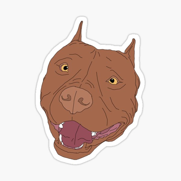 "Big Head" Sticker by kpkaska Redbubble