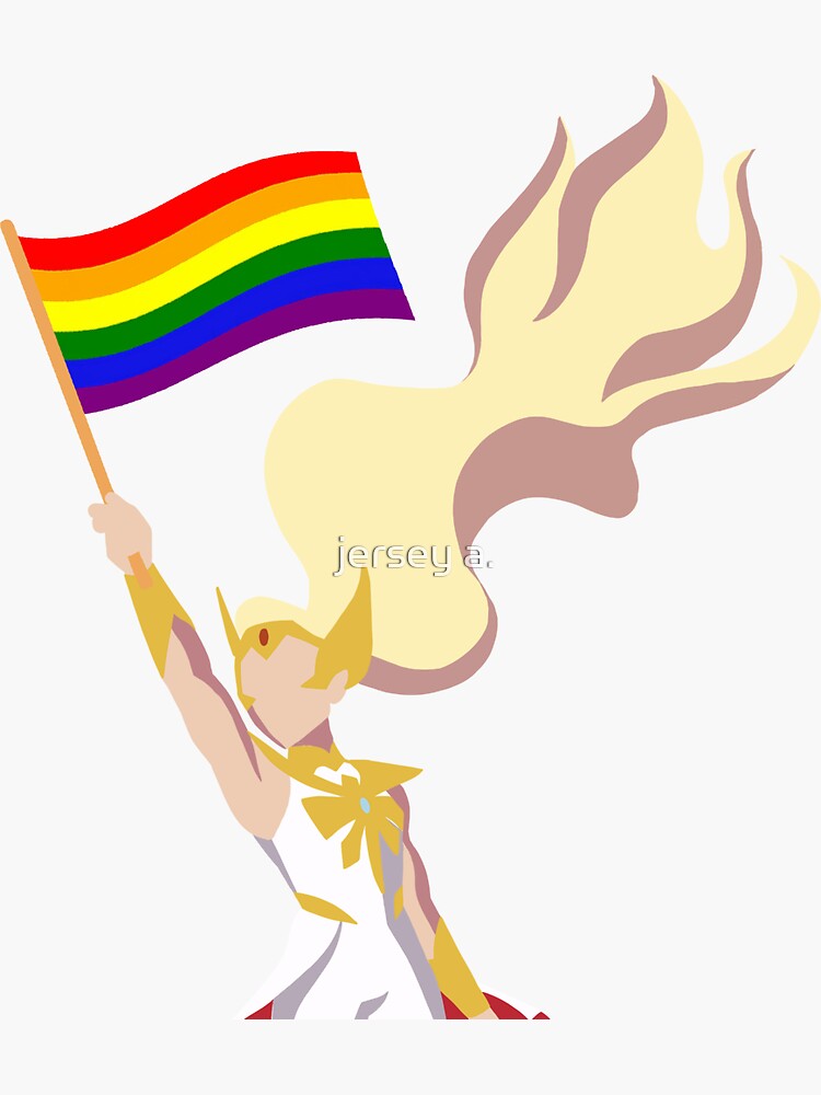 She-Ra Gay Pride Flag by merlynnedesign