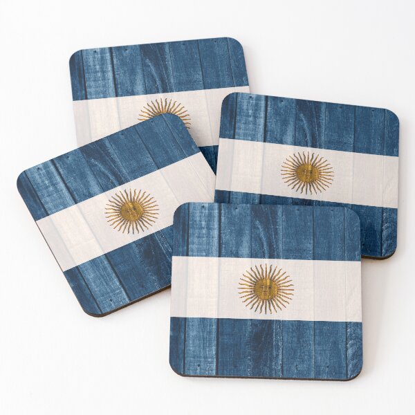 Item preview, Wood flag Argentina Woodwork Carpenter Rustic Flags  designed and sold by Dr-Pen.