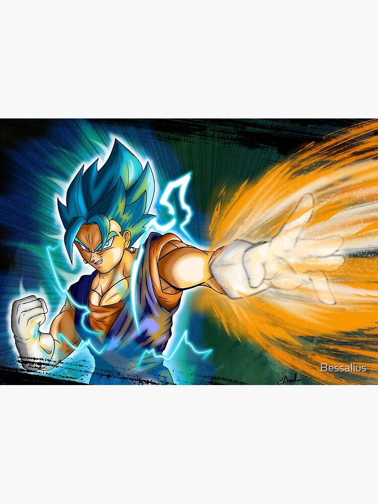 And this is Vegito Blue! - Super Saiyan God SS Vegito Poster by BLZ151101