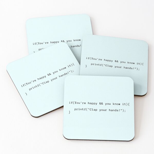 Item preview, Happy and you know it Funny C Code designed and sold by PatientCitizen.