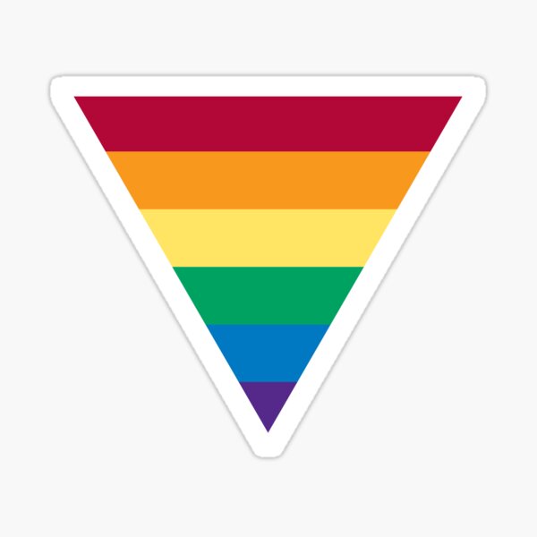 Item preview, Gay Pride - Rainbow Triangle - Gay Pride Flag designed and sold by ShowYourPRIDE.