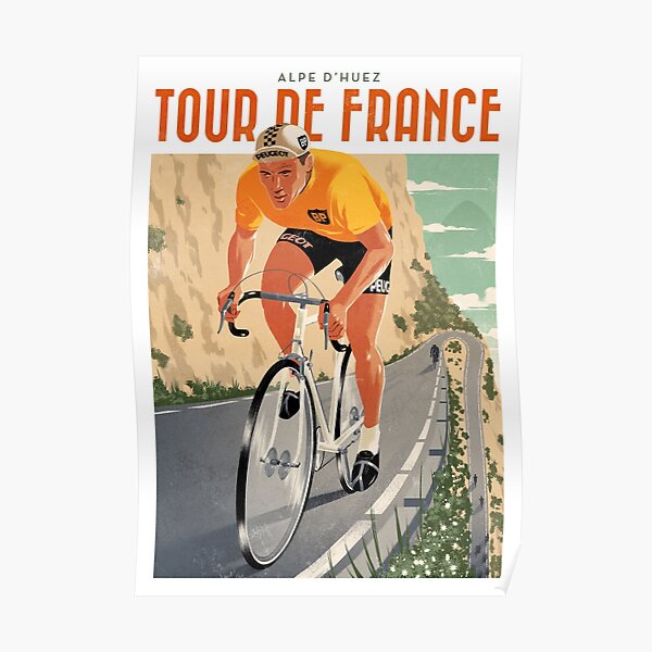 Travel Poster - Alpe D'Huez - Tour de France Poster