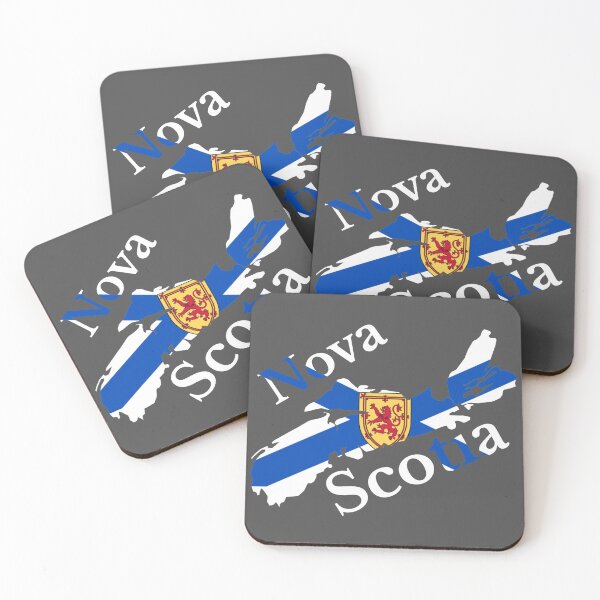 Item preview, Nova Scotia Flag Map, NS, Canada designed and sold by marosharaf.