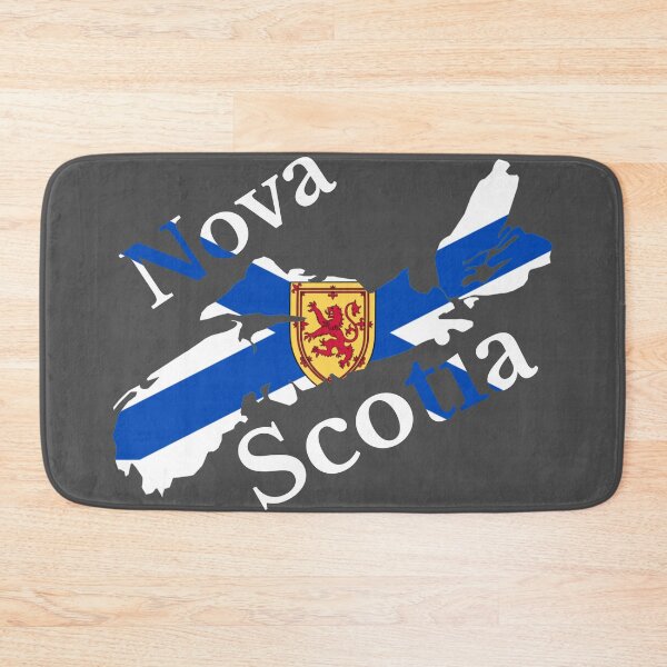 Item preview, Nova Scotia Flag Map, NS, Canada designed and sold by marosharaf.